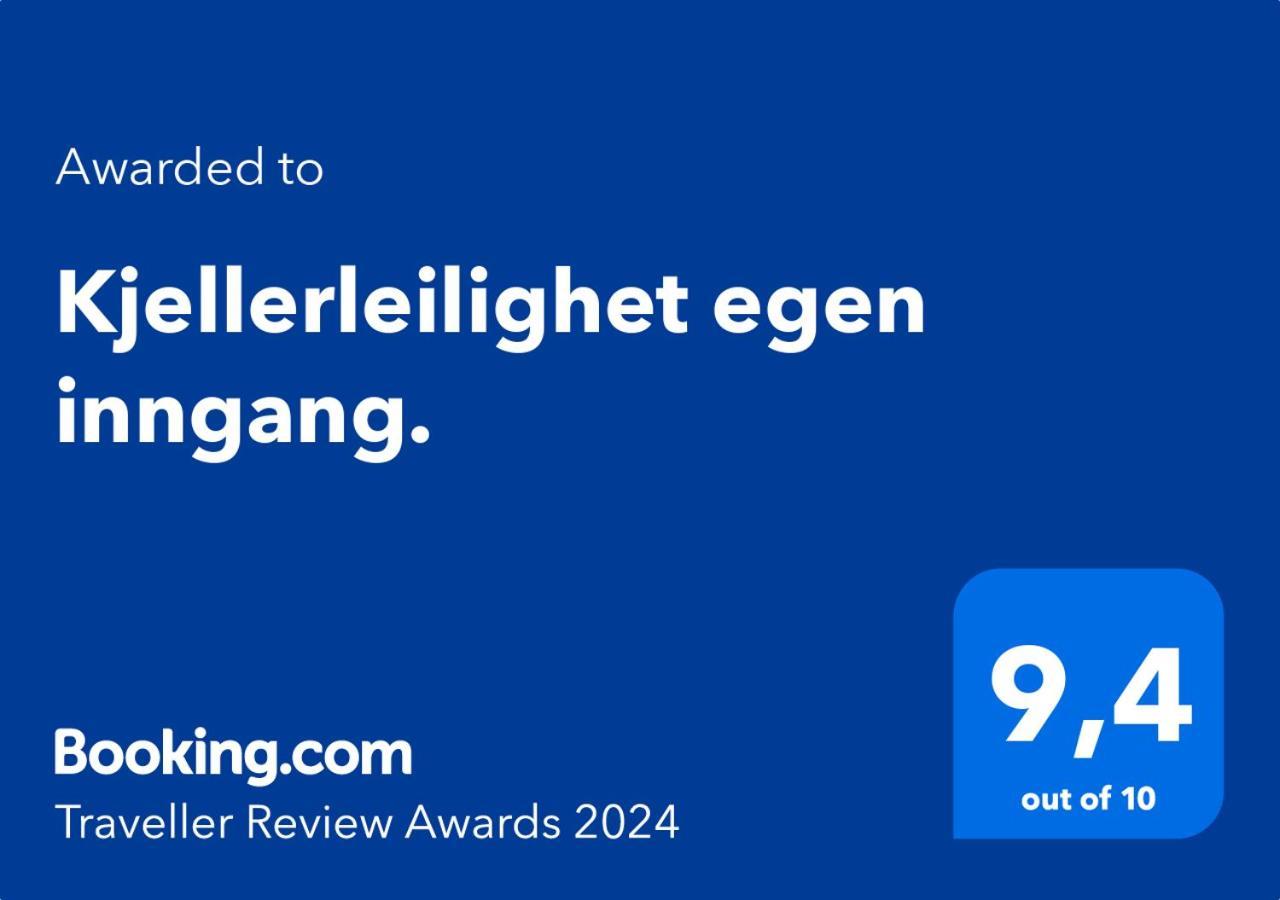 Kjellerleilighet Egen Inngang. Stange Eksteriør billede